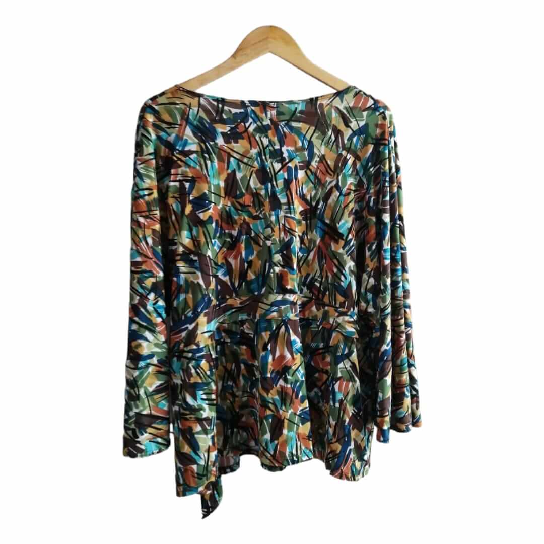 Blusa Diseño Viscosa SINGULAR Mujer Multicolor2 Talla S